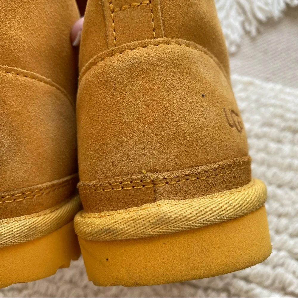 UGG girls' amber yellow Neumel II ankle boots 4